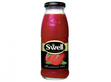 Сок SWELL томатный, 0,25л, 8 штук