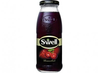 Сок SWELL вишнёвый, 0,25л, 8 штук