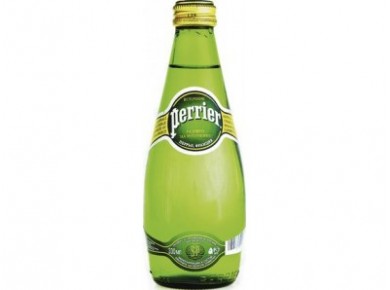 Минеральная вода PERRIER, 0,33 л, 4 штуки