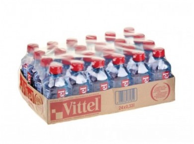 Минеральная вода VITTEL, 0,33 л, 24 штуки