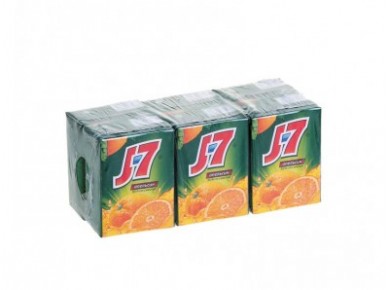 Сок J7 апельсиновый, 0,2л, 6 штук