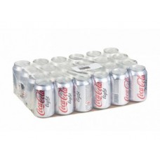 COCA-COLA light газированный напиток, 0,33л, 24 штуки