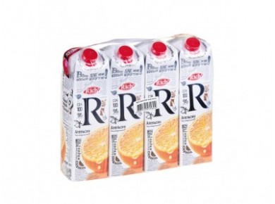 Сок RICH Апельсиновый, 1л, 4 штуки