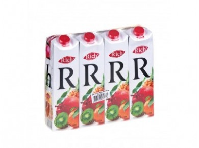 Нектар RICH экзотик, 1л, 4 штуки