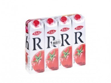 Сок RICH томатный, 1 л, 4 штуки