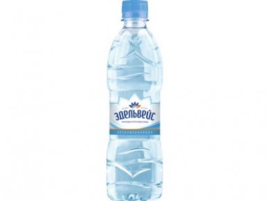 Питьевая вода ЭДЕЛЬВЕЙС naturе негазированная, 0,5л, 12 штук