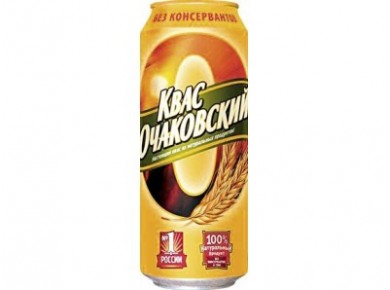 Квас ОЧАКОВСКИЙ, 0,5л, 12 штук