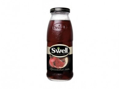 Сок SWELL гранатовый,  0,25л, 8 штук
