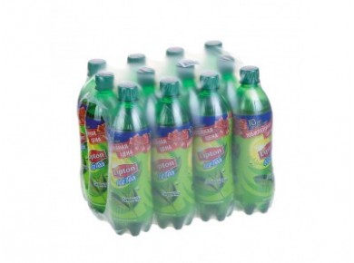 Холодный чай LIPTON зелёный, 0,6 л, 12 штук