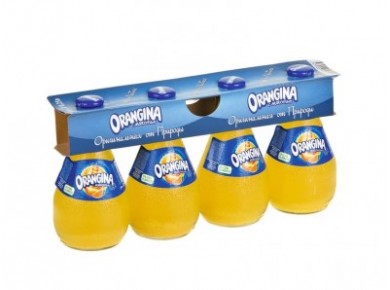 Напиток сокосодержащий ORANGINA, 0,25л, 4 штуки