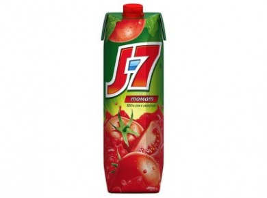 Сок J7 томатный, 0,97л, 4 пакета