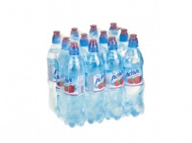 Питьевая вода AQUA MINERALE active Малина, 0,6л, 12 штук