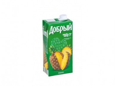 Нектар ДОБРЫЙ ананасовый, 2л, 1 штука
