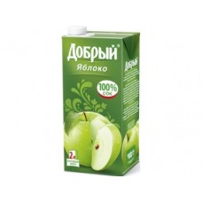 Сок ДОБРЫЙ яблочный, 2л, 1 штука