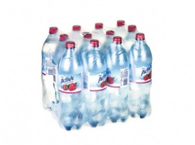 Питьевая вода ACTIVE малина, 1,25л, 12 штук
