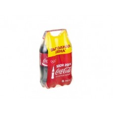 COCA-COLA твин-пак газированный напиток, 2x2л, 1 штука