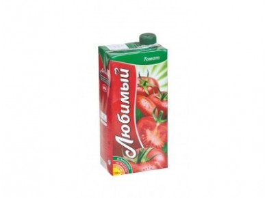 Сок ЛЮБИМЫЙ томатный, 1,93л, 1 штука