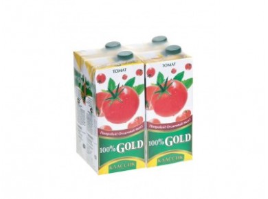 Сок GOLD 100% классик томат, 0,95л, 4 штуки