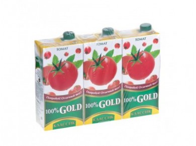 Сок GOLD 100% классик томат, 1,93л, 3 штуки