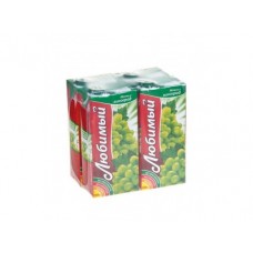 Нектар ЛЮБИМЫЙ яблоко/виноград, 0,95л, 4 штуки