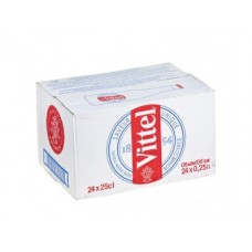 Минеральная вода VITTEL негазированная, 0,25л, 24 штуки