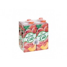 Нектар ФРУКТОВЫЙ САД персик-яблоко, 0,95л, 4 штуки