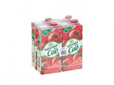 Сок ФРУКТОВЫЙ САД томат, 0,95л, 4 штуки