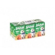 Сок ДОБРЫЙ персик-яблоко, 0,2л, 6 штук