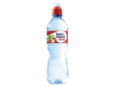 Вода BONAQUA Viva Земляника и мята, 0,5л, 1 штука