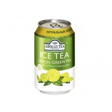 Холодный зеленый чай AHMAD TEA с лимоном, 0,33л, 1 штука