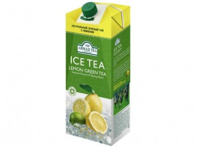 Холодный зеленый чай AHMAD TEA с лимоном, 1,5л, 1 штука
