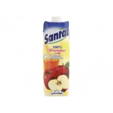 Сок SANTAL яблочный, 1л, 1 штука