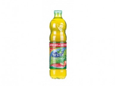 Холодный чай NESTEA зелёный с клубникой, 1,75л, 1 штука
