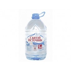 Питьевая вода СВЯТОЙ ИСТОЧНИК, негазированная, 5л, 1 штука