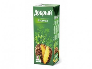 Нектар ДОБРЫЙ ананасовый, 1,5л, 1 штука