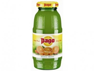Сок PAGO апельсин стекло, 0.2л, 1 штука
