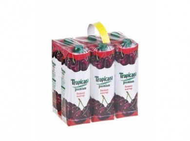 Нектар TROPICANA вишня, 0,97л, 6 штук