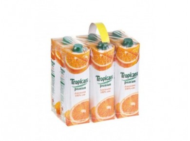 Сок TROPICANA апельсиновый, 0,97л, 6 штук