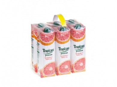 Сок TROPICANA грейпфрут, 0,97л, 6 штук