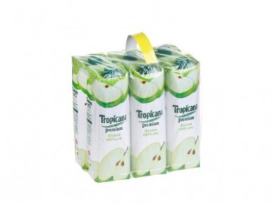 Сок TROPICANA яблоко, 0,97л, 6 штук