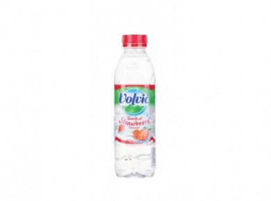 Минеральная вода VOLVIC клубника, 0,5л, 1 штука