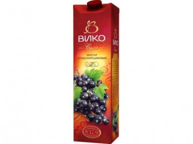 Нектар ВИКО черная смородина, 1 л, 2 штуки