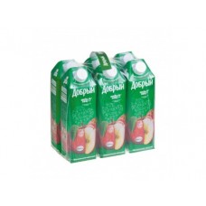 Нектар ДОБРЫЙ деревенские яблочки, 1л, 6 штук