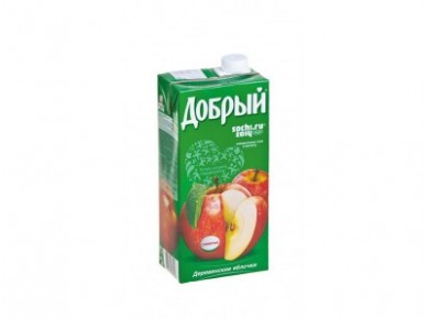 Нектар ДОБРЫЙ деревенские яблочки, 2л, 1 штука