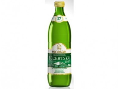 Вода минеральная ЕССЕНТУКИ  17 в стекле, 0,54л, 1 штука
