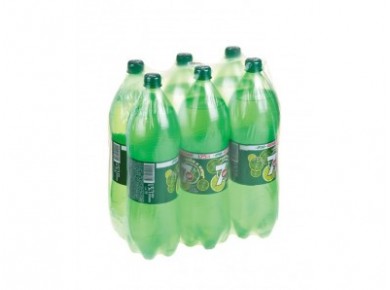 7-UP лайм-мята газированный напиток, 1,75л, 6 штук