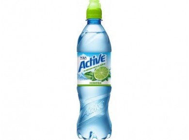 Питьевая вода ACTIVE Мята-лайм, 0,6л, 12 штук