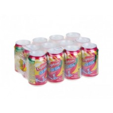 Холодный чай LIPTON малина, 0,33л, 12 штук