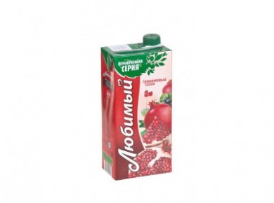 Сок ЛЮБИМЫЙ гранатовый, 1,93л, 1 штука