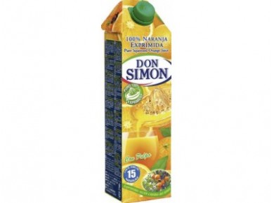 Сок DON SIMON апельсиновый c мякотью, 1л, 1 штука
